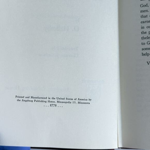 Why I Am a Christian by O. Hallesby 1930 25th Edition Hardcover 1964 - Picture 9 of 16